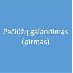 Paciuzu galandimas pirmas