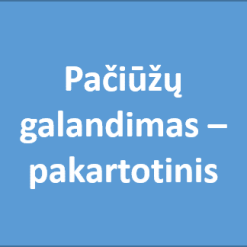 Pačiūžų galandimas - pakartotinis